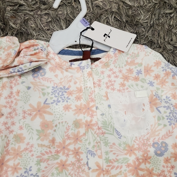 NWT Baby Girl's 7 for All Mankind Outfit size 6/9M - Picture 3 of 8